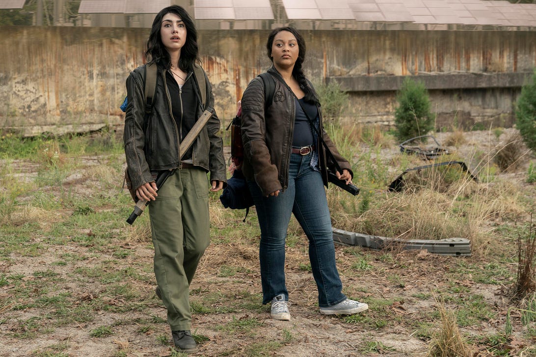 Alexa Mansour and Aliyah Royale, The Walking Dead: World Beyond