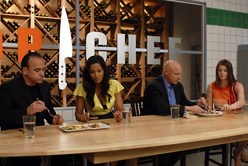 Top Chef - Season 5 Premiere, "Melting Pot" - Chef Jean-Georges Vongerichten, Padma Lakshmi, Tom Colicchio, Gail Simmons