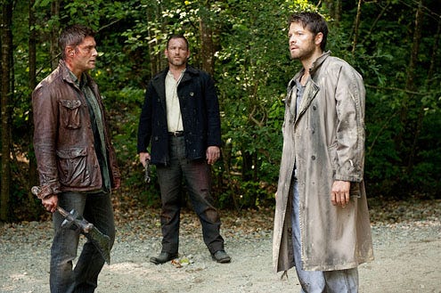 Supernatural - Season 8 - "What' Up Tiger Mommy?" - Jensen Ackles, Ty Olsson and Misha Collins