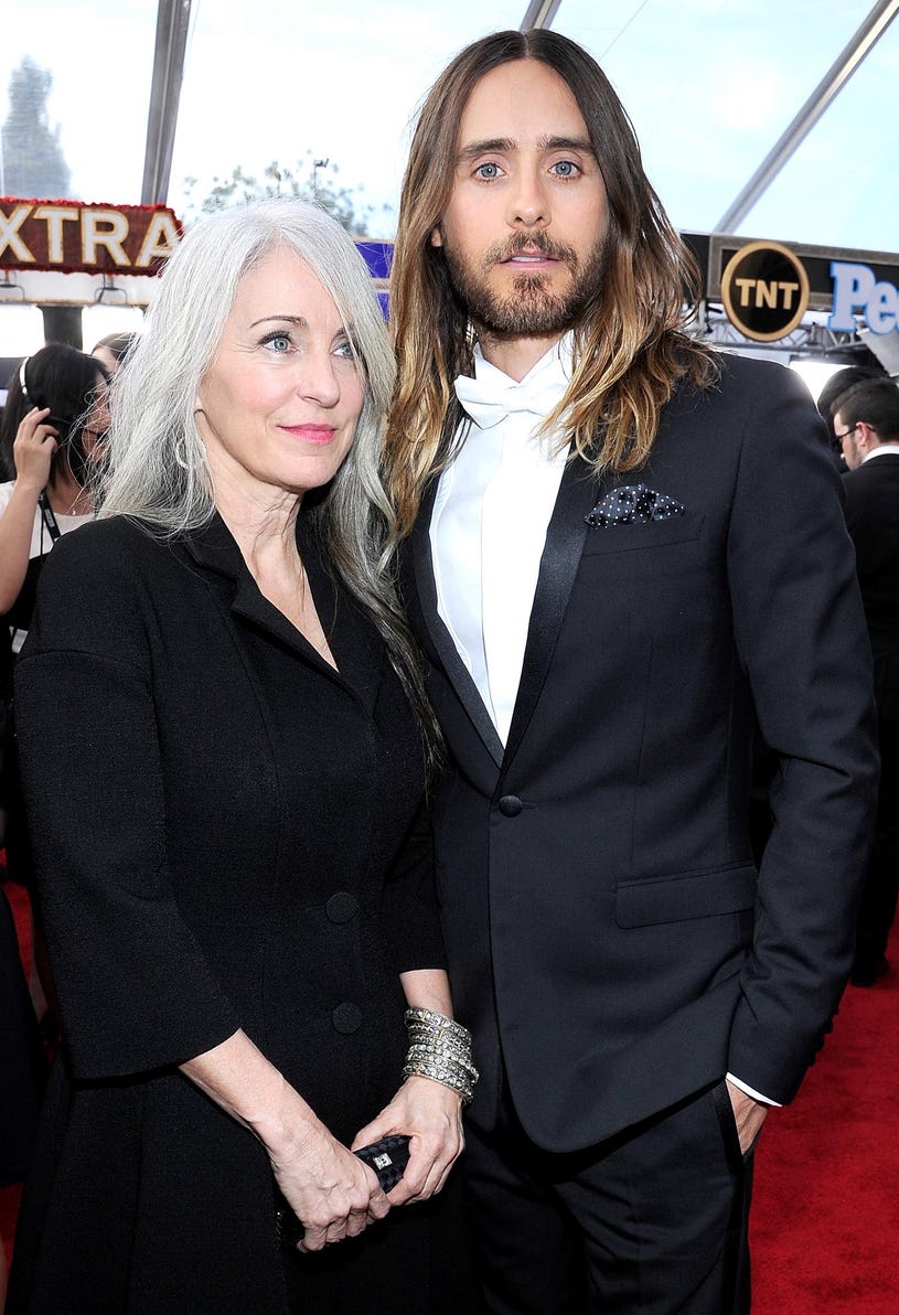 Jared Leto and his mother Constance Leto - 20th Annual Screen Actors Guild Awards in Los Angeles, California, January 18, 2014