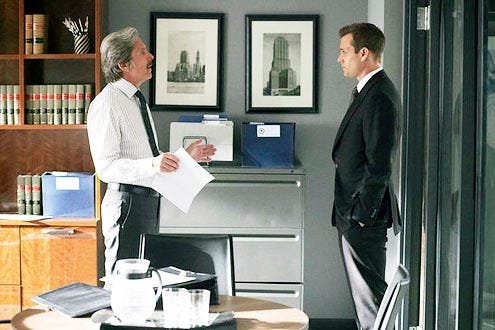 Suits - Season 3 - "Shadow of a Doubt" - Gary Cole and Gabriel Macht