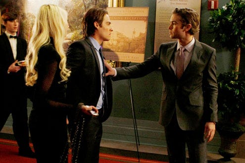Gossip Girl - Season 3 - "The Sixteen Year Old Virgin" - Taylor Momsen, Kevin Zegers and Chace Crawford