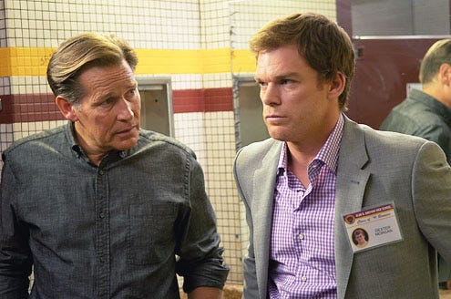 Dexter - Season 6 - "Those Kinds of Things" - James Remar and Michael C. Hall