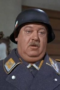 John Banner as German Officer