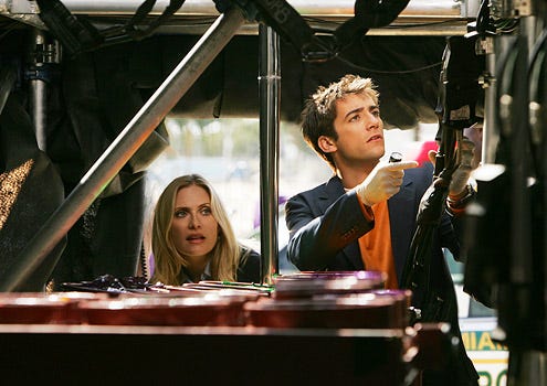 CSI: Miami - Season 6 - "Chain Reaction" - Emily Procter as Calleigh and Jonathan Togo as Ryan