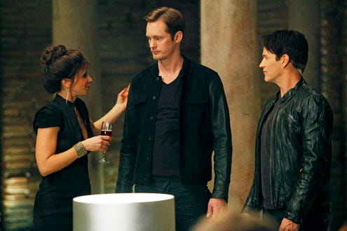 True Blood - Season 5 - "Hopeless" - Valentina Cervi, Alexander Skarsgard and Stephen Moyer
