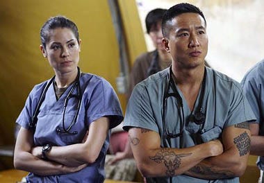 Combat Hospital - Season 1 - "Enemy Within" - Michelle Borth, Terry Chen