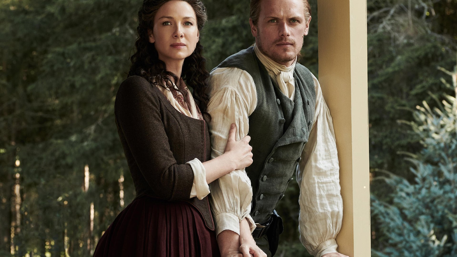 Caitriona Balfe and Sam Heughan, Outlander