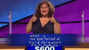 Jeopardy! Contestant Tricks Alex Trebek into Saying "Turd Ferguson"
