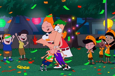 Phineas and Ferb - Season 2 - "Summer Belongs to You" - Phineas, Candace and Ferb