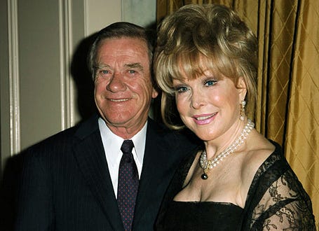 John Eicholz and Barbara Eden - The Larry King Cardiac Foundation Gala in Beverly Hills, April 23, 2004