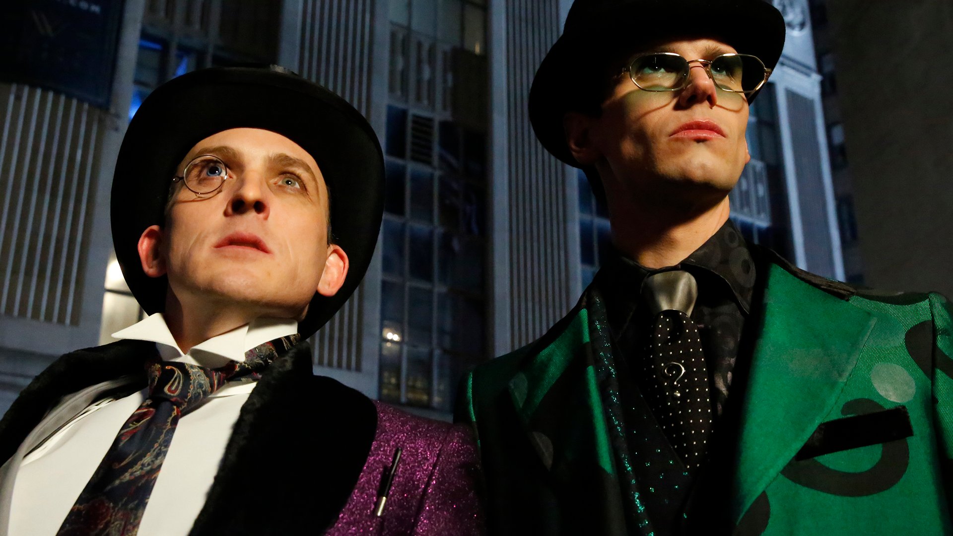 Robin Lord Taylor and Cory Michael Smith, Gotham