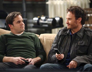 Romantically Challenged - Season 1 - "The Charade" - Kyle Bornheimer as Perry and Josh Lawson as Shawn