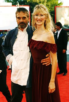 Jeremy Irons and Laura Dern - The 63rd International Venice Film Festival  Golden Lion Lifetime Achievement Awards presented to David Lynch and "Inland Empire" in Italy, September 6, 2006