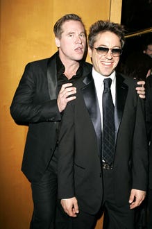 Val Kilmer and Robert Downey Jr. - The 2005 Cannes Film Festival "Kiss, Kiss, Bang, Bang" premiere, May 14, 2005