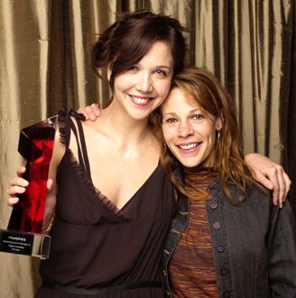 Maggie Gyllenhaal and Lili Taylor - Breakthrough of the Year Awards, Dec. 2002