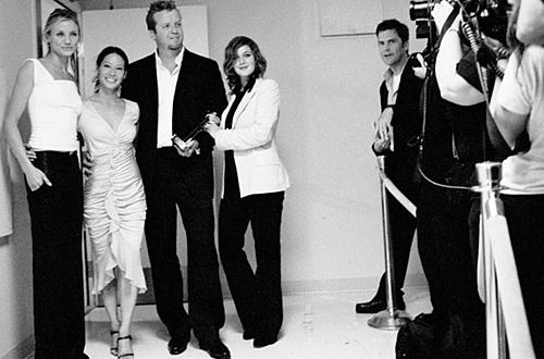 Cameron Diaz, Lucy Liu, McG and Drew Barrymore - Hollywood Film Festival's Hollywood Movie Awards - Oct. 2002