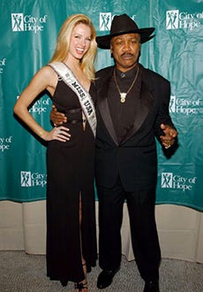 Shandi Finnessey and Joe Frazier - Hearts for Hope Benefit, Nov. 2004