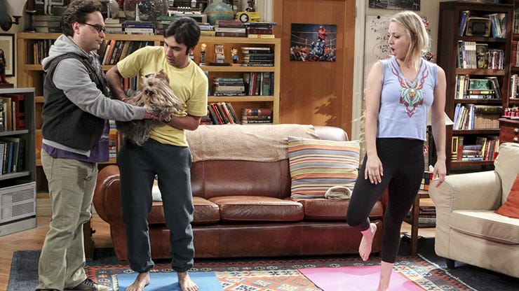 Johnny Galecki, Kunal Nayyar and Kaley Cuoco, The Big Bang Theory
