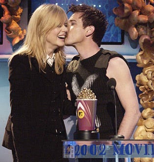 Nicole Kidman and Ewan McGregor - The 2002 MTV Movie Awards in Los Angeles, June 1, 2002